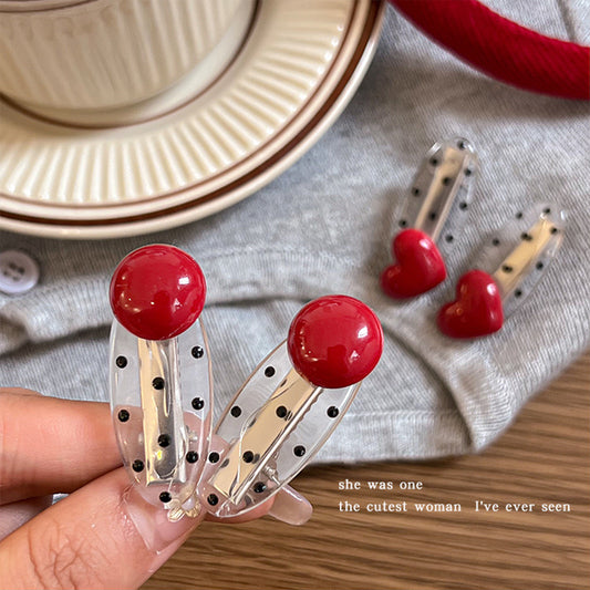 Spot on! Polka Dot Hair Clips(Pack of 2)