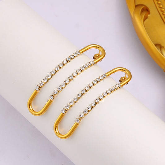 Flash n Flare Rhinestone Earrings