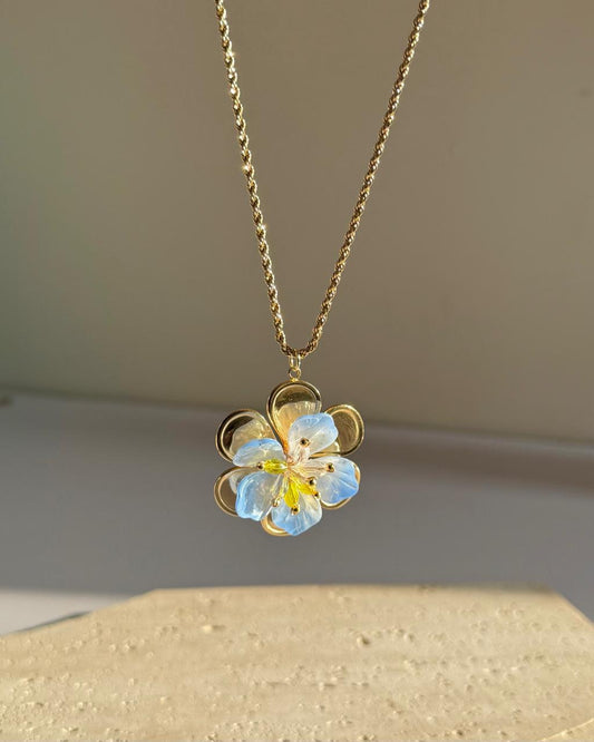 Blue Ballroom Necklace