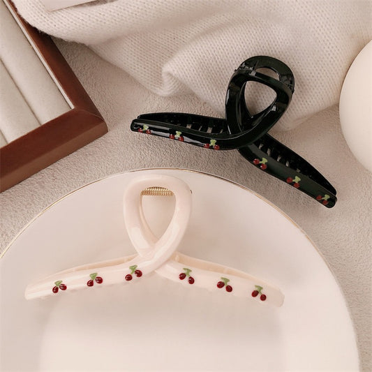 Cherry Season Trending Hair Claw Clips