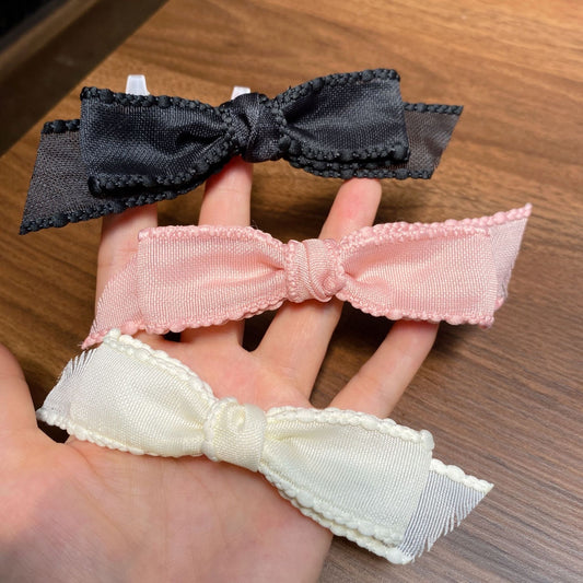 Tiny Mesh Hair Bow