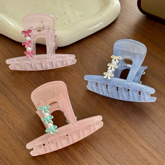 Princess in Bows Claw Clip