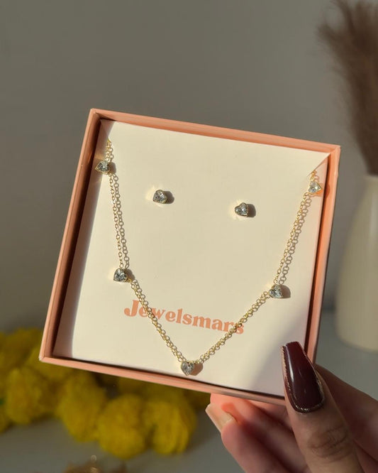 Lit Glam Diwali Box ( Necklace + earrings)