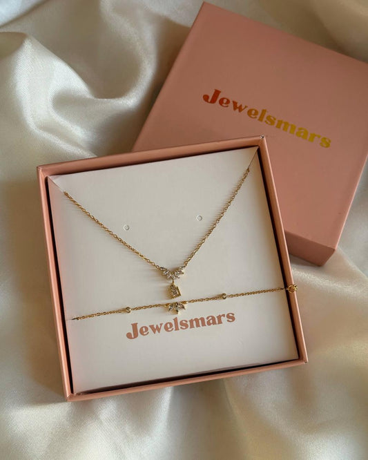 Premium Diwali Gift Box ( necklace + bracelet)