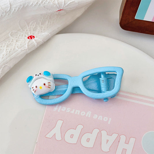 Kawaii Kitty Sunglasses Hairclip(1 pc)