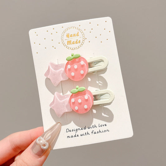 Strawberry Sprinkles Hair Clip