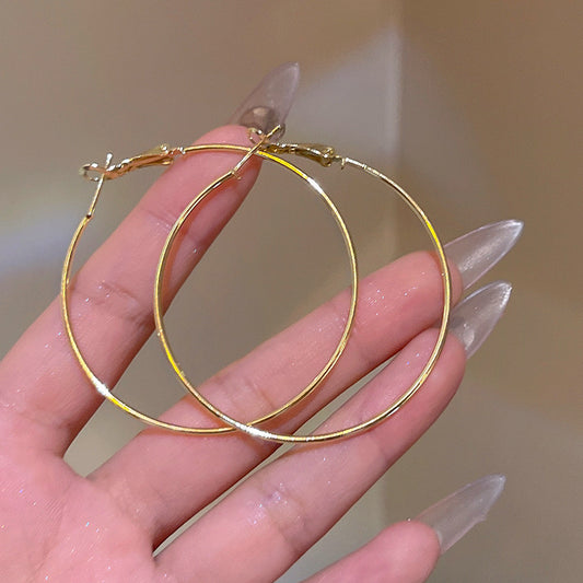 Classic Clean Girl Hoops (stainless steel)