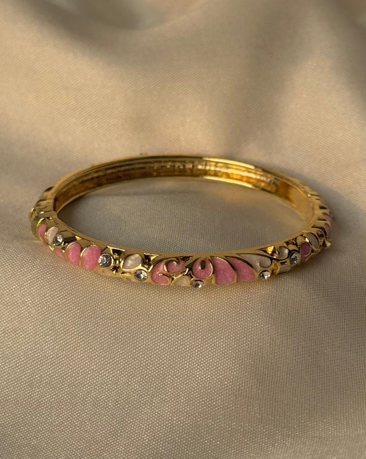 Soft Vintage Enamel Bangle
