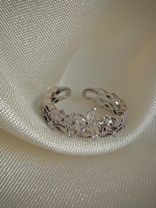 Silver Whisperwing Ring