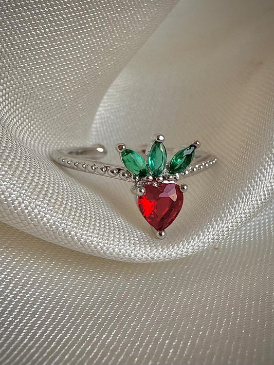 Ruby Darling Heart Ring