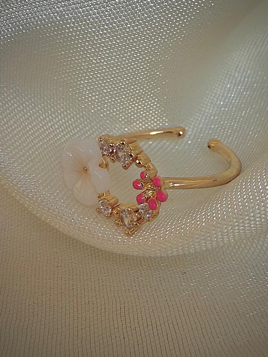 Elysian Dreamweave Flower Ring