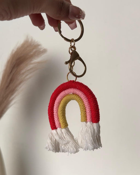 Spectrum Tassel Rainbow Bag Charm