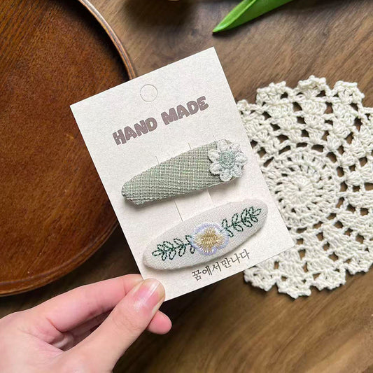 Hues of Forest Hair Clips