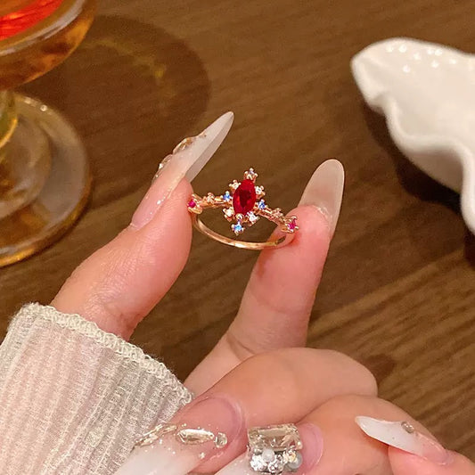 Maribelle Ruby Oval Ring