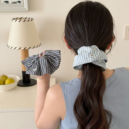Stripe n Snuggle Scrunchie