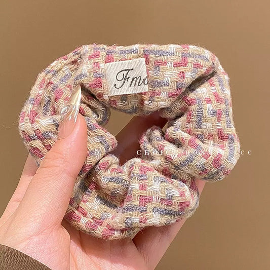 Warm hug! Wooven Scrunchie