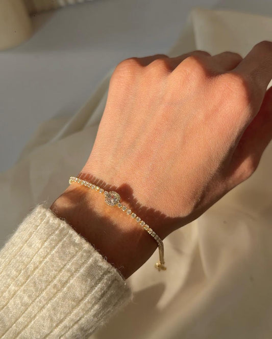 Sparkles on Her Bracelet