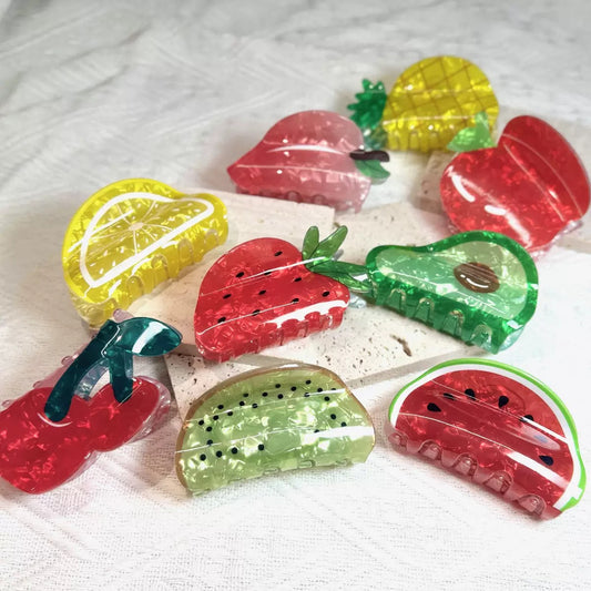 Slice of Summer Fruity Claw Clips