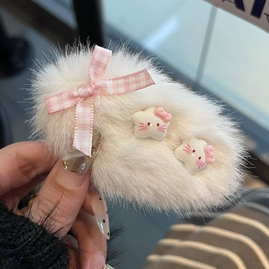 Sugarplum Kitty Hair patch Clip