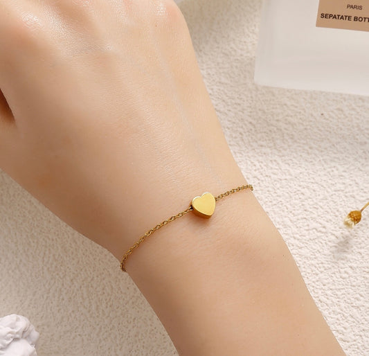 In golden love! Bracelet