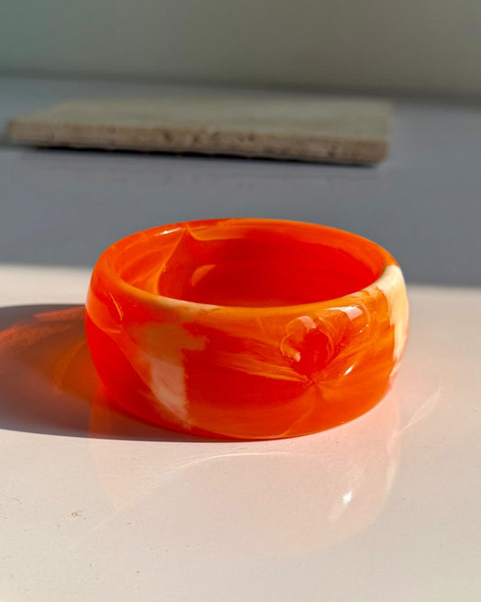 Orange Martini Chunky Bangle