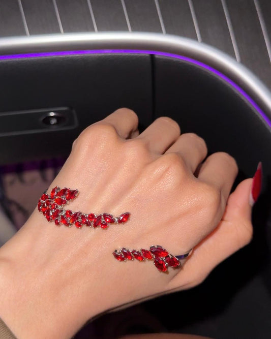 Sultry Red Hand Jewellery