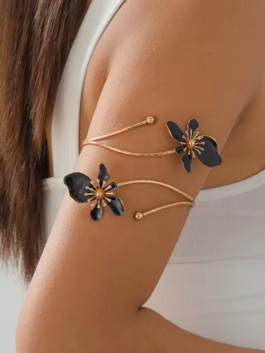 Extravaganza Black Arm Cuff