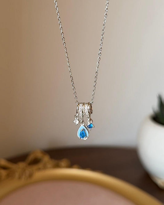 Ocean Charm Multiple Charm Necklace