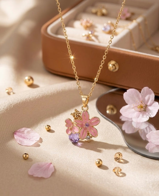 Blushed Blossom Necklace