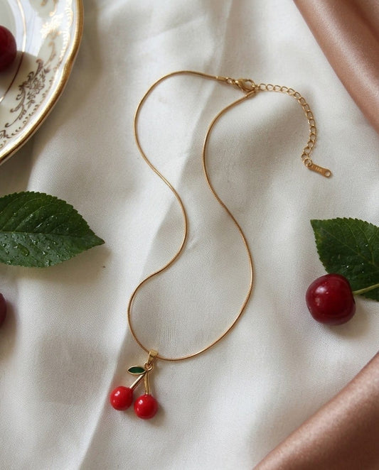 Summer in Italy! Cherry Necklace