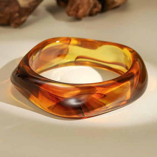 Clock it! Acrylic Bangle