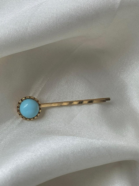 Graced in Blue Hair Clip