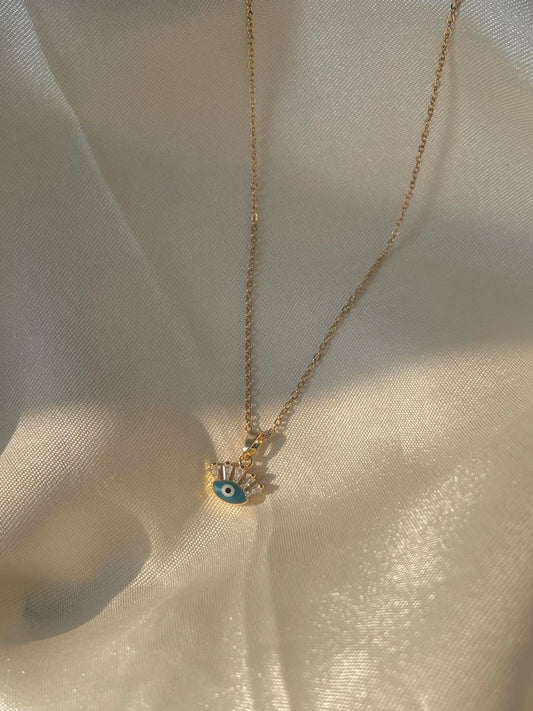 Tinkering Evil Eye Necklace