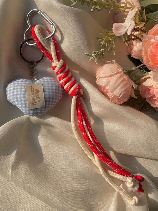 Striped Love Bag Charm