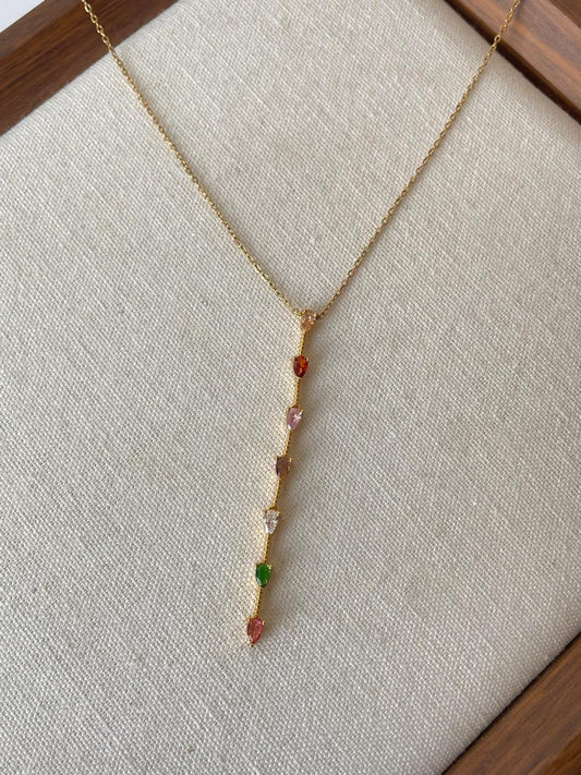 Antoinette Multicoloured Y-necklace