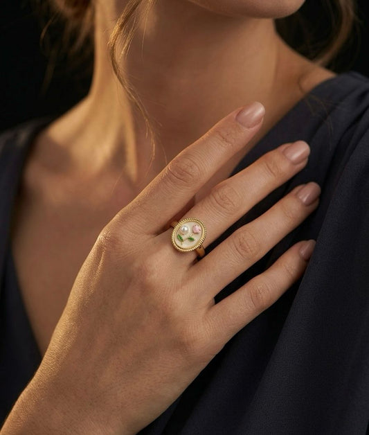 Enchanted Rosebud Ring