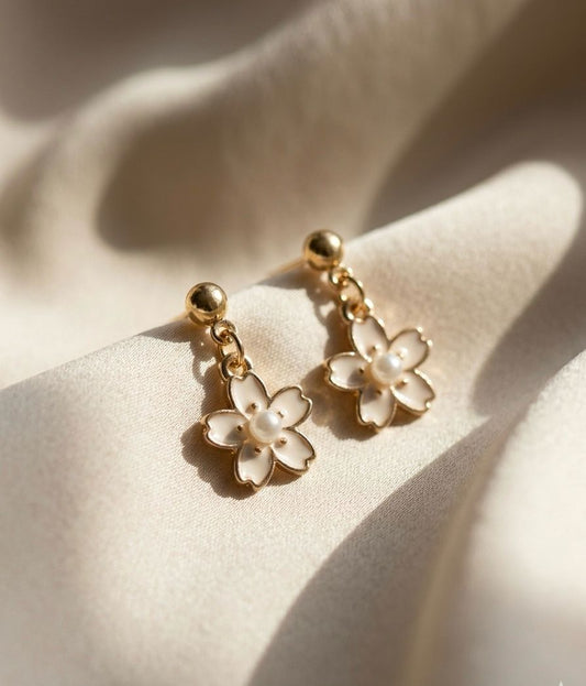 Pearly Dewdrop Earrings