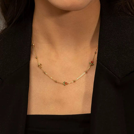 Giselle Dainty Tulip Necklace