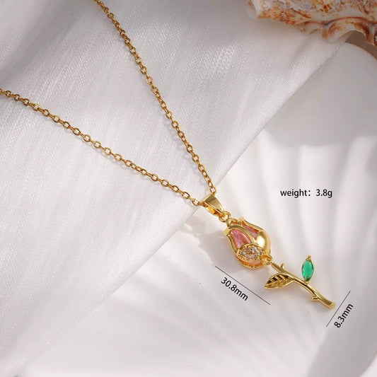 Royalty Tulip Necklace