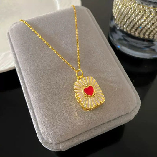 Golden Princess Locket Necklace