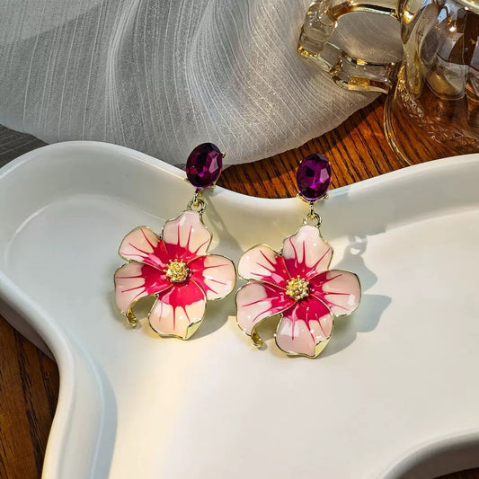 Hot Pink Tropics! Earrings