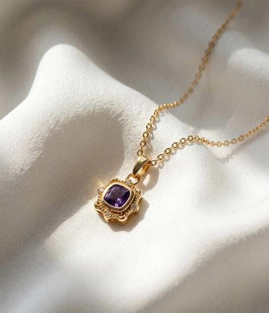 Purple Heirloom Necklace