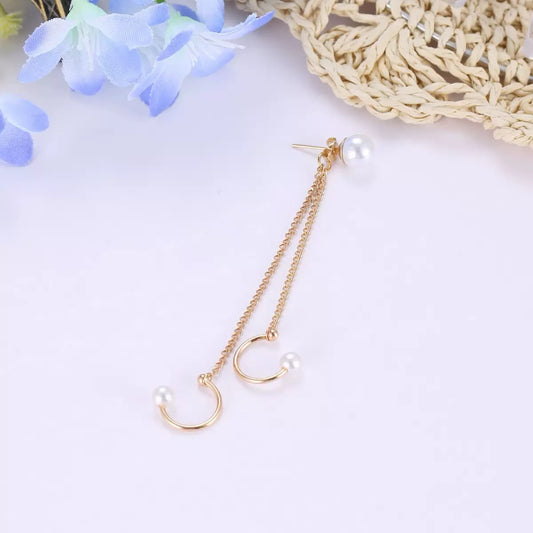 Angelic Threader Pearl Ear-Cuffs (1-pc)