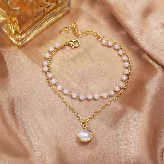 Angelic Layered Pearl bracelet (alloy)