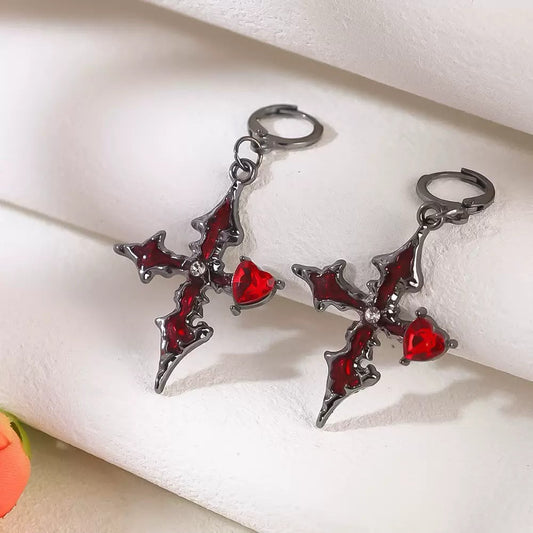 Sacred Heart Grunge earrings