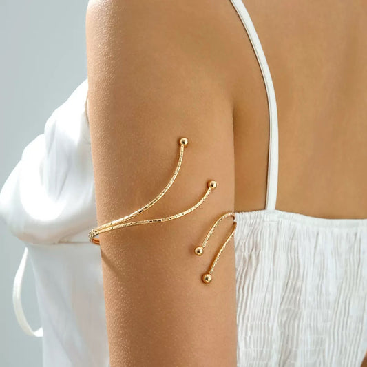 Celestial Orbit Spiral Cuff