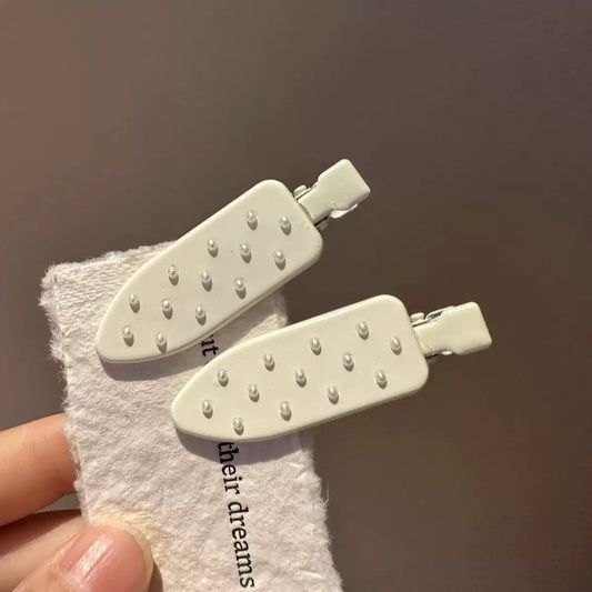 Vanilla Cream Dewdrop Clips