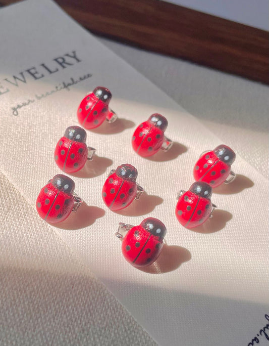 Scarlet Beetle Mini Pins