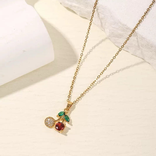 Extra Sweet Cherry Necklace