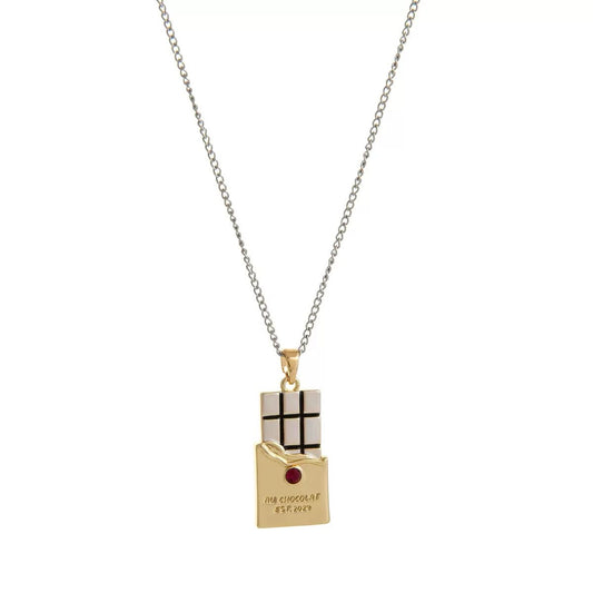 Chocolatey Keepsake Necklace